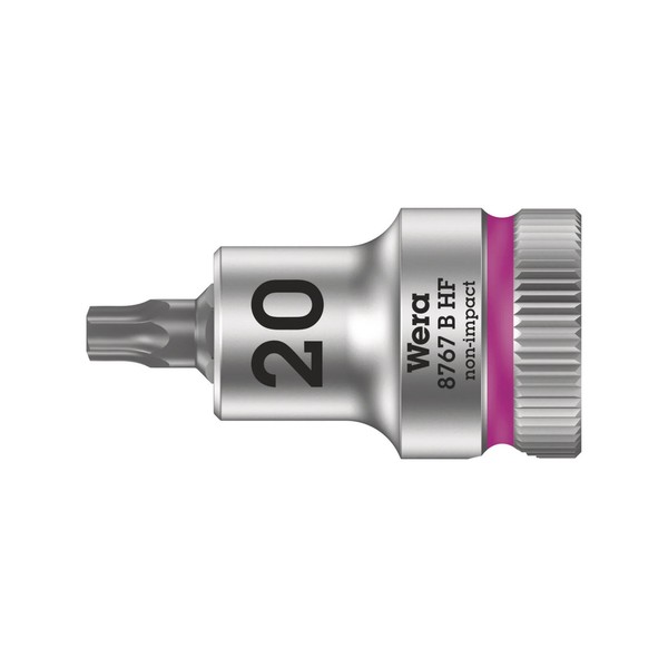 "Wera 8767 B HF TX Zyklop Bitnuss Mit 3/8\"-Antrieb Mit Haltefunktion TX 20 X 35"-image