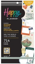 Happy Planner Classic Sticker Value Pack 30/Pkg-See The World