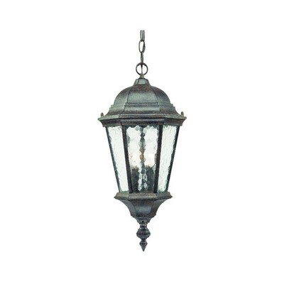 Acclaim Lighting 5516BC Telfair Outdoor Pendant or Chandeller Black Coral