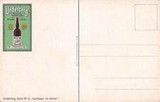 714639) Biglietto pubblicitario della ditta Undernerg Liquore amaro (alcool/liquore) 