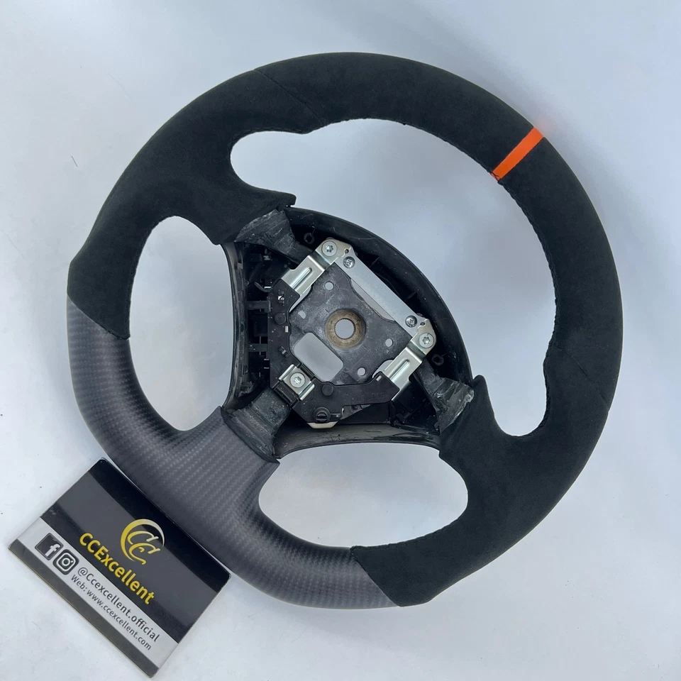 For 2000-2009 Honda S2000 S2K Acura RSX real carbon fiber steering wheel - Image 3 of 4