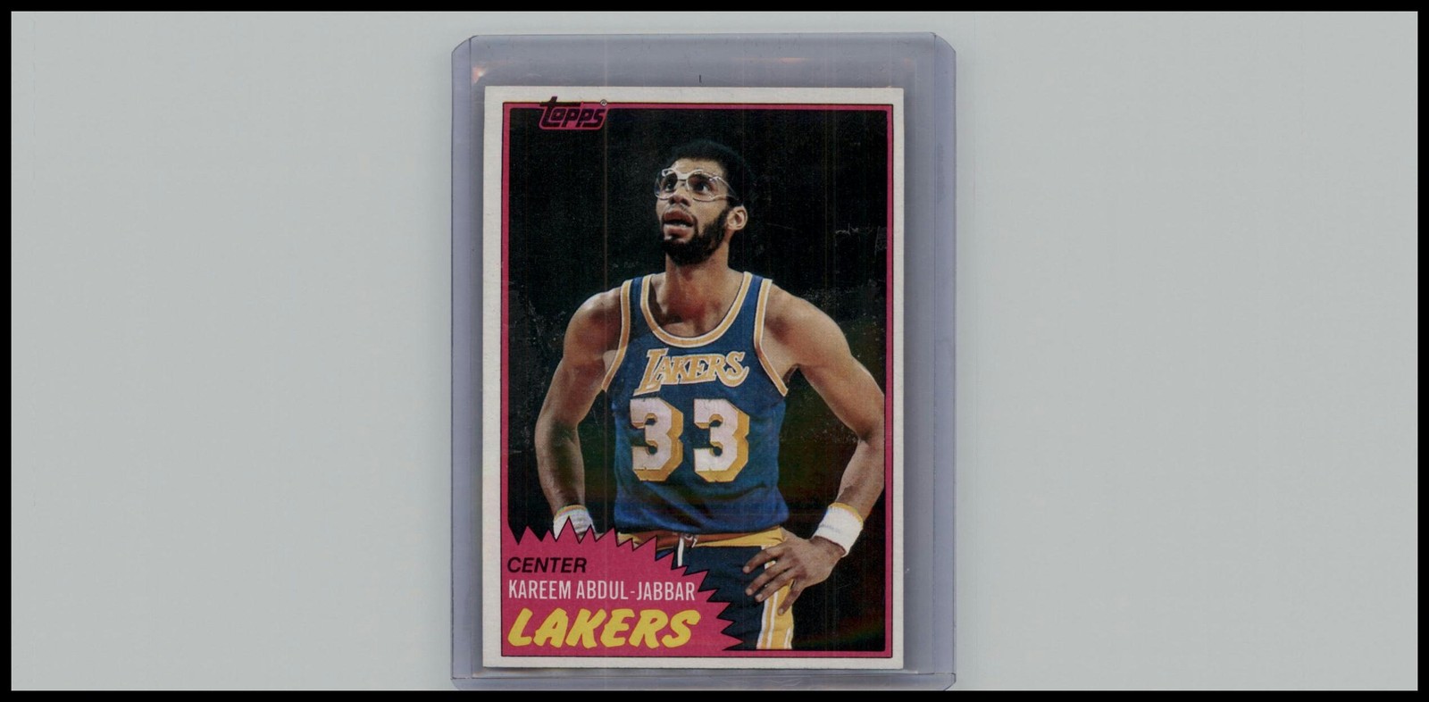 1981-82 Topps #20 Kareem Abdul-Jabbar