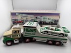 1988 Hess Toy Truck and Racer Vintage 18-Wheeler - WORKS - with Box - Yellowing — photo 4