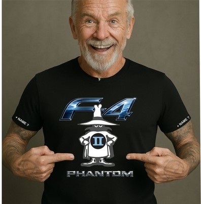 F4 Phantom T-Shirt Mc Donnell Aircraft Kampflugzeuge Modellbau Flugsport Logo
