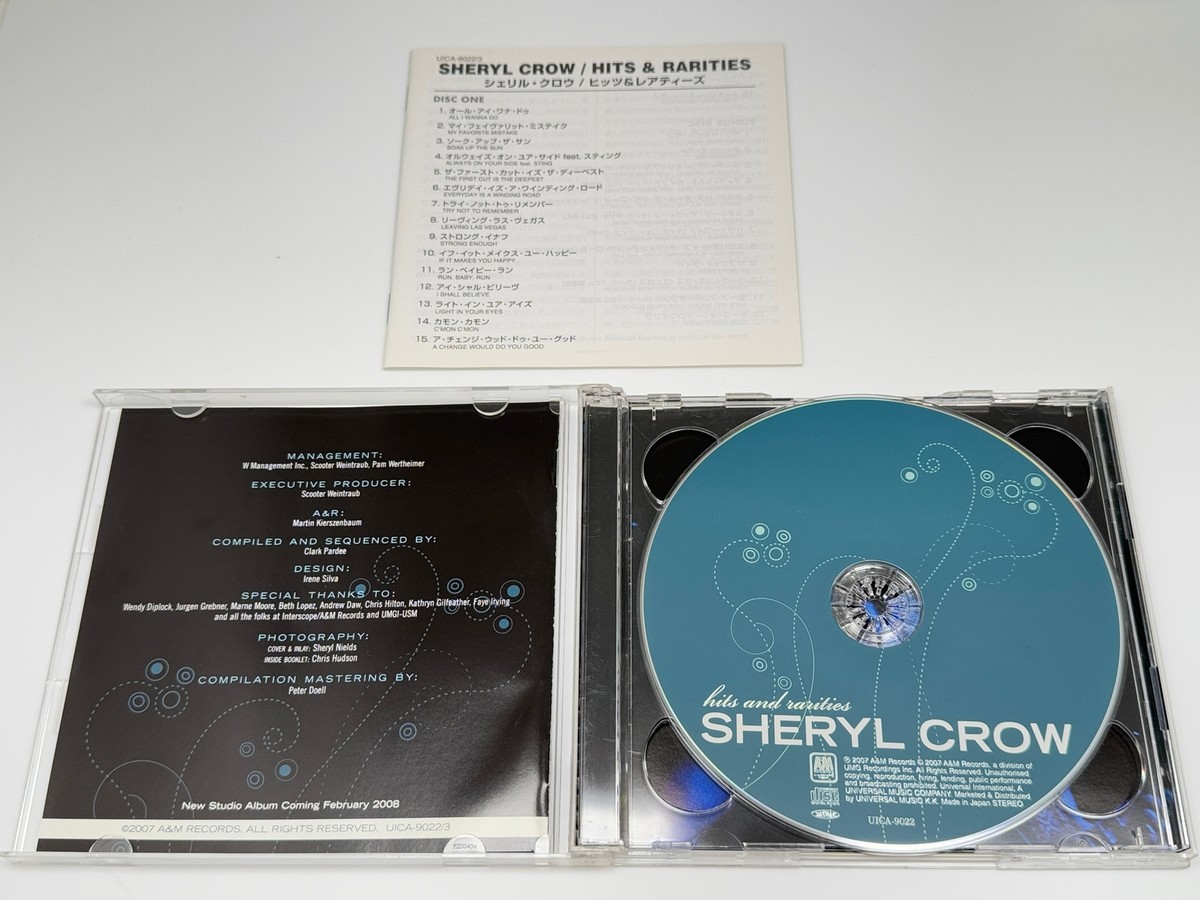 2CD] Sheryl Crow Hits & Rarities Japan Import UICA-9022/3 | eBay