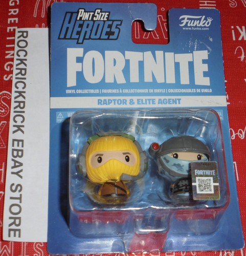 FUNKO FORTNITE PINT SIZE HEROES RAPTOR & ELITE AGENT BRAND NEW UNOPENED ...