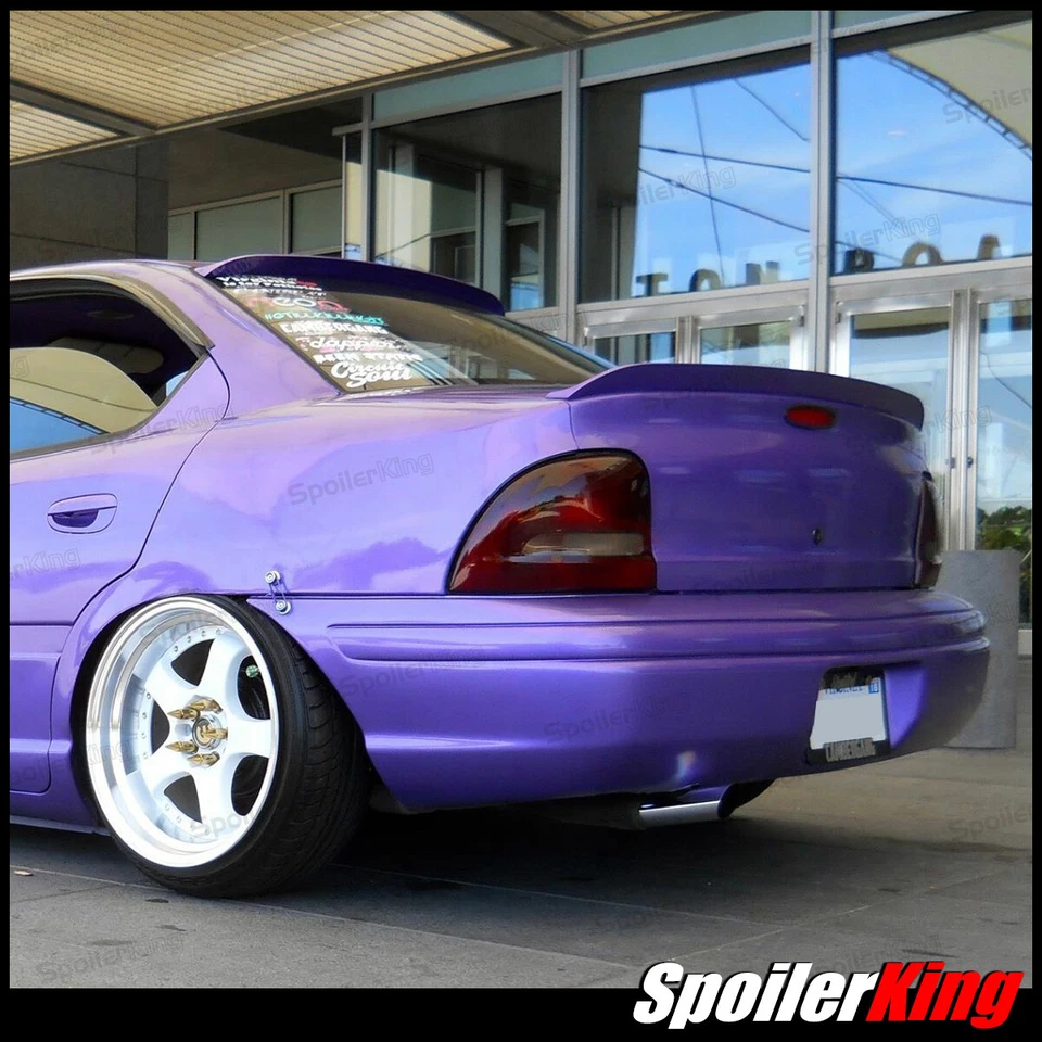 SpoilerKing Alerón trasero de pico de pato y ventana (se adapta a: Dodge Neon 1995-99) 380R/284G Foto 3 de 4