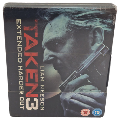 Taken 3 Blu-ray SteelBook Zavvi Coupe prolongée 2015 copies Region B