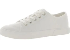 Vionic Oasis White Canvas Sneaker Womens 5 Comfort Shoe Lace Up New
