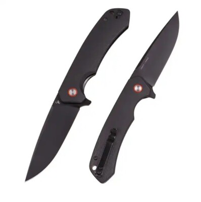 Craft & Ember X KHRU Athletica Collab Folding Knife Titanium D2 Blade EDC NEW