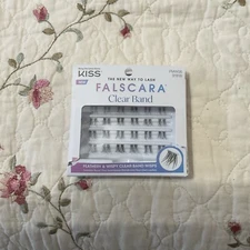 New Kiss Falscara Feathery & Wispy Clear Band Wisps 91816, Band to Your Lashes