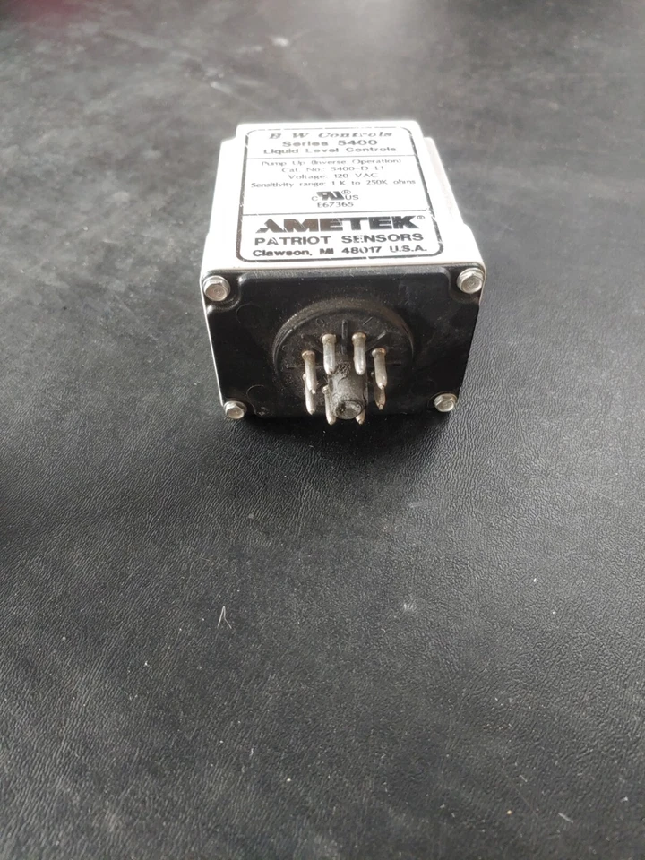 Ametek 5400-B-L1 B/n Controles Sensores Patriot Serie 5400 Sonda Única 120v-ac Foto 3 de 3