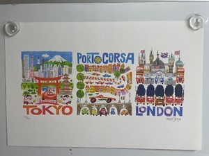 Disney Pixar Cars 2 Crew Gift signed & numbered art print 1480/1500