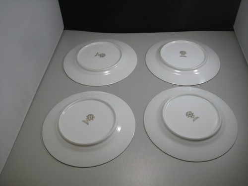 Noritake Guilford 5291 Bread Plates White with Gold Trim Set of 4 Free Shipping - Picture 2 of 5