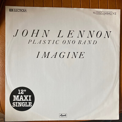 IMAGINE JOHN LENNON GERMAN PRESS VINYL 12'' RECORD PLAY TESTED CLEAN APPLE RARE