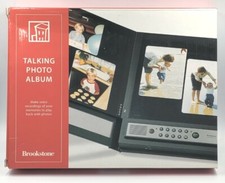 1999 Brookstone Talking Photo Album Features Talking Pages of Memories w/Box
