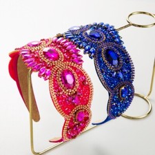 Crystal Rhinestone Headbands Lady Girls Baroque Hair Hoop Retro Prom Tiara Gifts