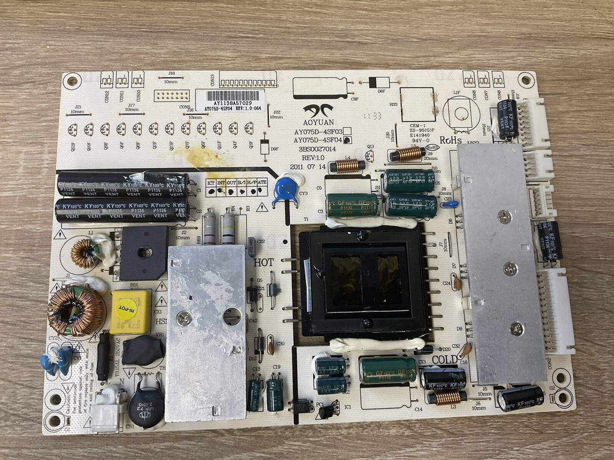 COBY AY075D-4SF04 POWER SUPPLY BOARD | eBay