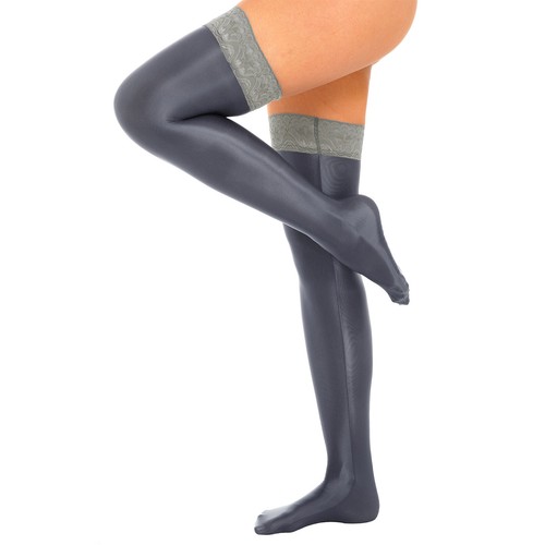 Damen Strumpfhosen Glänzend Strümpfe Verlockend Strumpfhose Hoch Socken Rein Öl - Picture 10 of 52