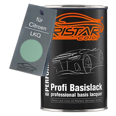 Autolack Dose spritzfertig für Citroen LKQ Vert Opale Metallic Basislack 1,0L