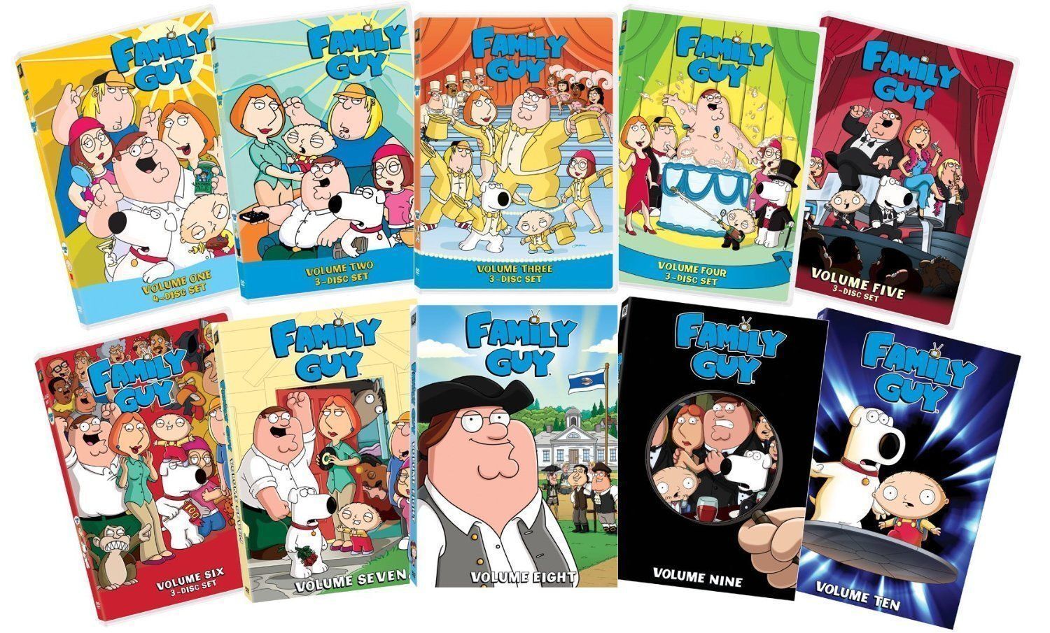 Procesando abeja Desgracia Family Guy series 1-10 set seasons 2 3 4 5 6 7 8 9 10 DVD lot authentic |  eBay