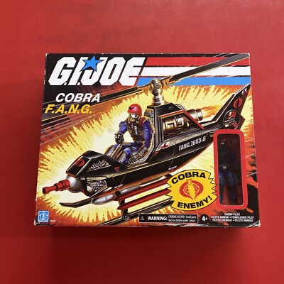 G.I. Joe Retro Collection Cobra F.A.N.G. Copter & Pilot Exclusive 3.75 inch