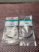 LOT OF 2 Panduit UTPCH1BLY TX5E UTP Patch Cor...