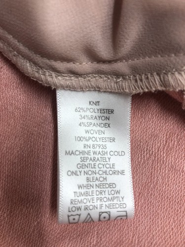 LOGO Lounge Lori Goldstein Open Cardigan Hem Detail Pink A275718 Size Large - Picture 4 of 6