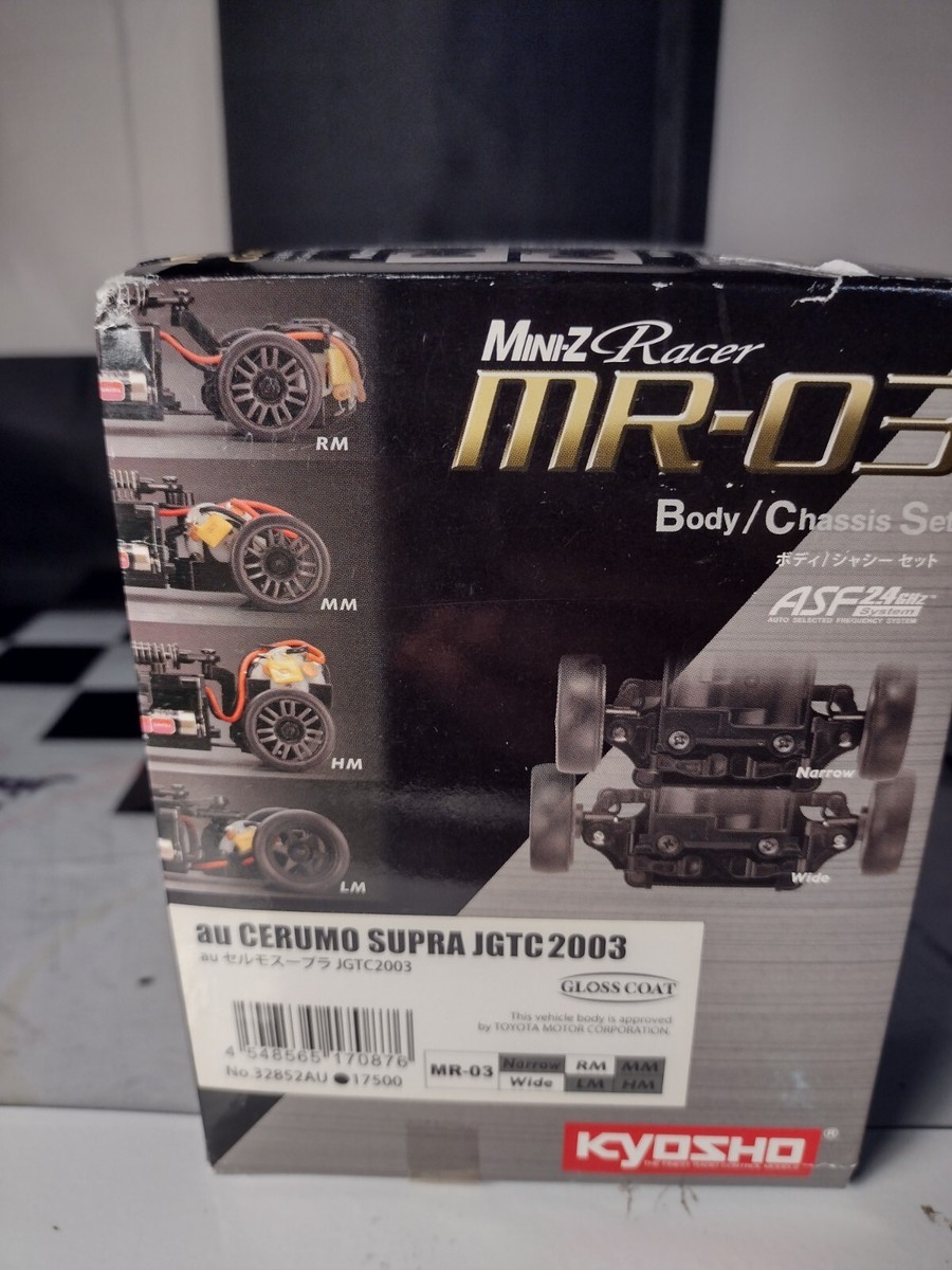 ホビーラジコン KYOSHO Mini-Z au CERUMO SUPRA JGTC2003 KYOSHO MINI Z AU CERUMO SUPRA JGTC 2003 CHASSIS SET ASF | eBay