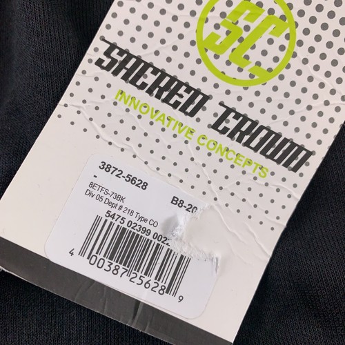 Sacred Crown Boy Size Small (8) Black Drawstring Zipper Pocket Active Shorts NWT - Picture 4 of 5