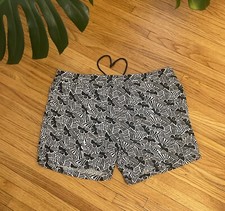 Vintage 90s Mens Size XL 38 Surf Style Gear Lined Swim Shorts Trunks Abstract