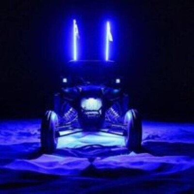 6' Safeglo RGB LED Whip Bluetooth and Quick Release, RZR, Can Am, atv, SXS, UTV