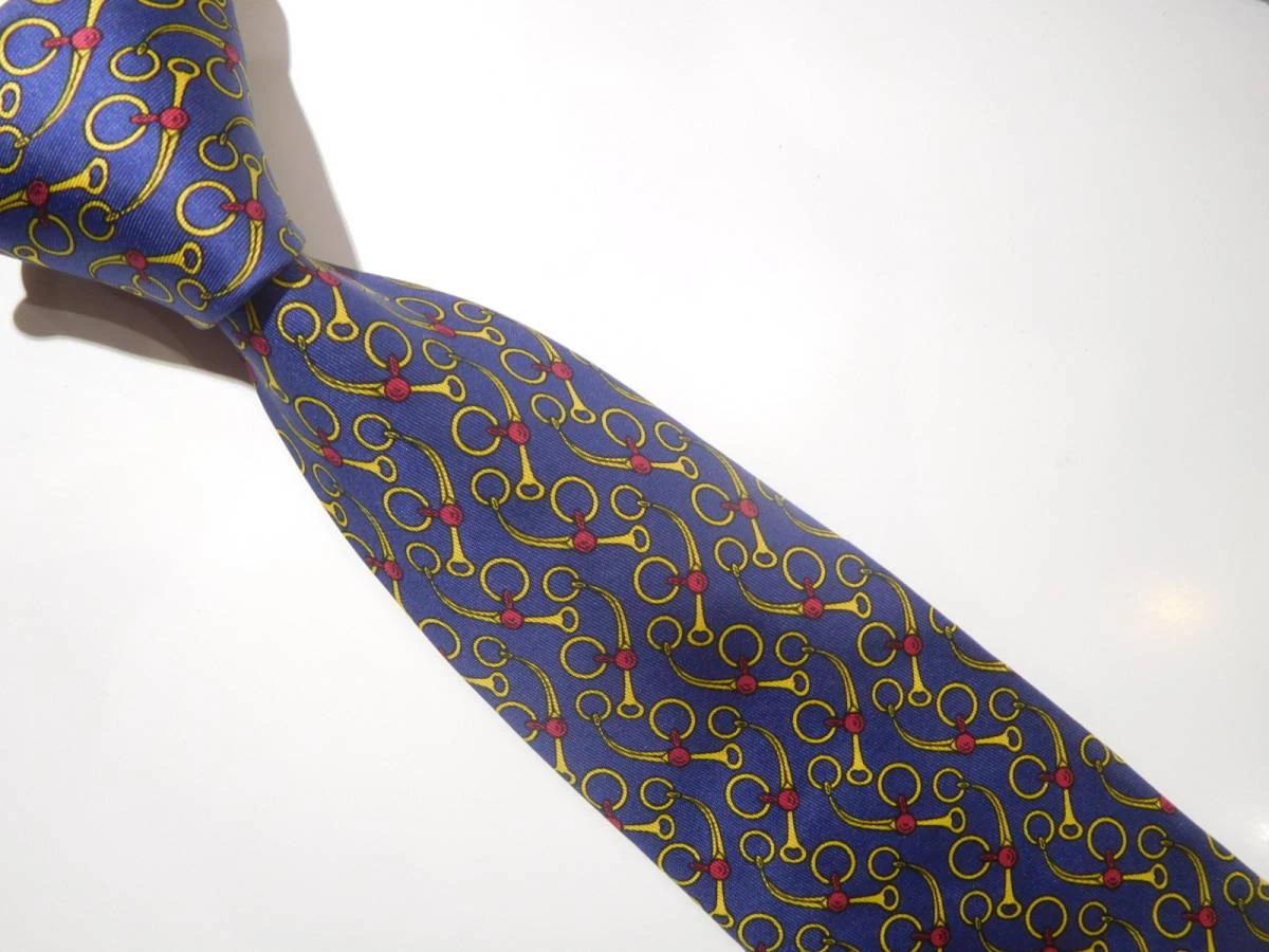 HERMÈS Cravatta uomo HERMES Francia vera seta cravatta abito classico lusso multicolore W536