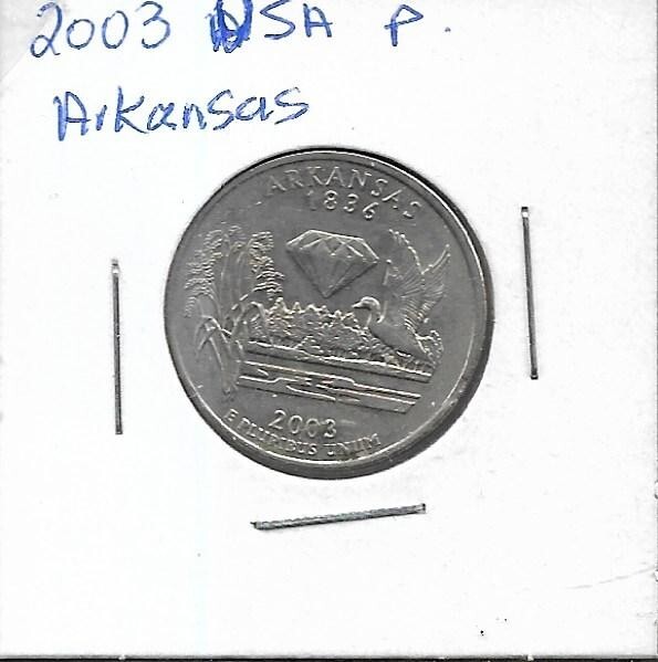 【ビンテージ】新品未開封 2003年 アーカンソー州ロールQuarter 2003 D ARKANSAS STATE QUARTER Choice Unc From Mint Rolls | eBay