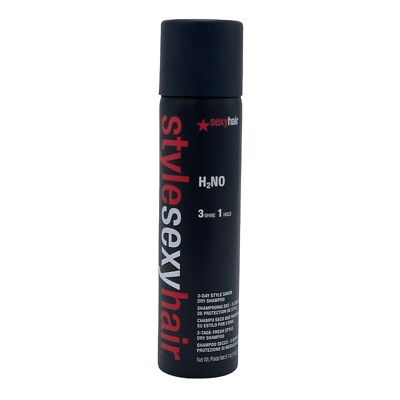 Style Sexy Hair H2NO Dry Shampoo 3 Day Style Saver 5.1 oz 3 Shine 1 Hold
