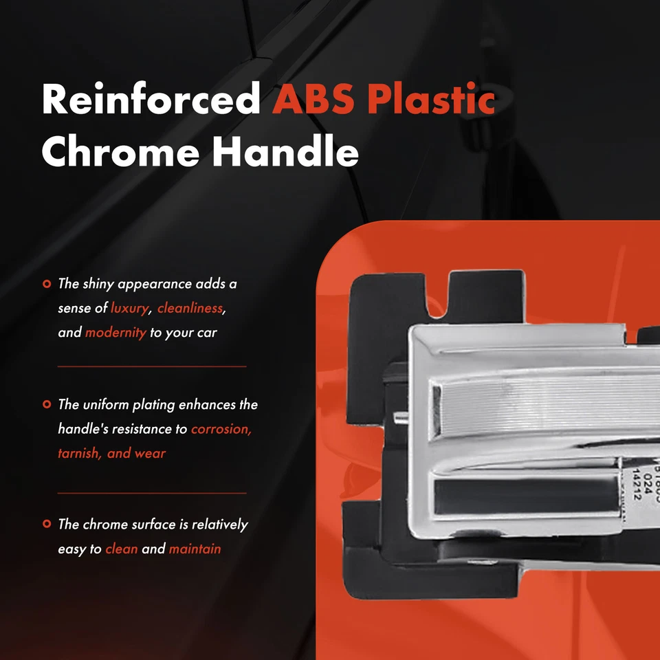 Manija de puerta interior cromada para conductor delantero para Ford Thunderbird 1989-1995 Mercury Foto 4 de 4