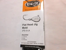 3306 DO-IT Flathead Jig Mold 1-1/2, 2, 2-1/2 oz