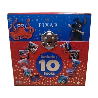 Pixar My Little Library 10 Mini Books And Box New 