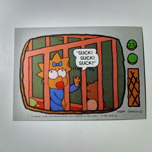 1990 Topps Simpsons Trading Card #23 - Picture 1 of 2