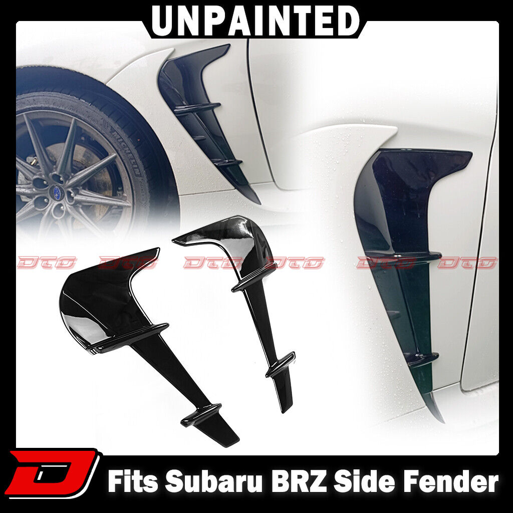 Side Fender Air Vent Trim Cover Fits TOYOTA GR86 Subaru BRZ 22-24 Unpaint