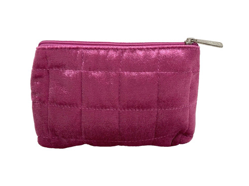 Lancôme Bright Pink Cosmetic Makeup Toiletry Zip Bag Travel Pouch