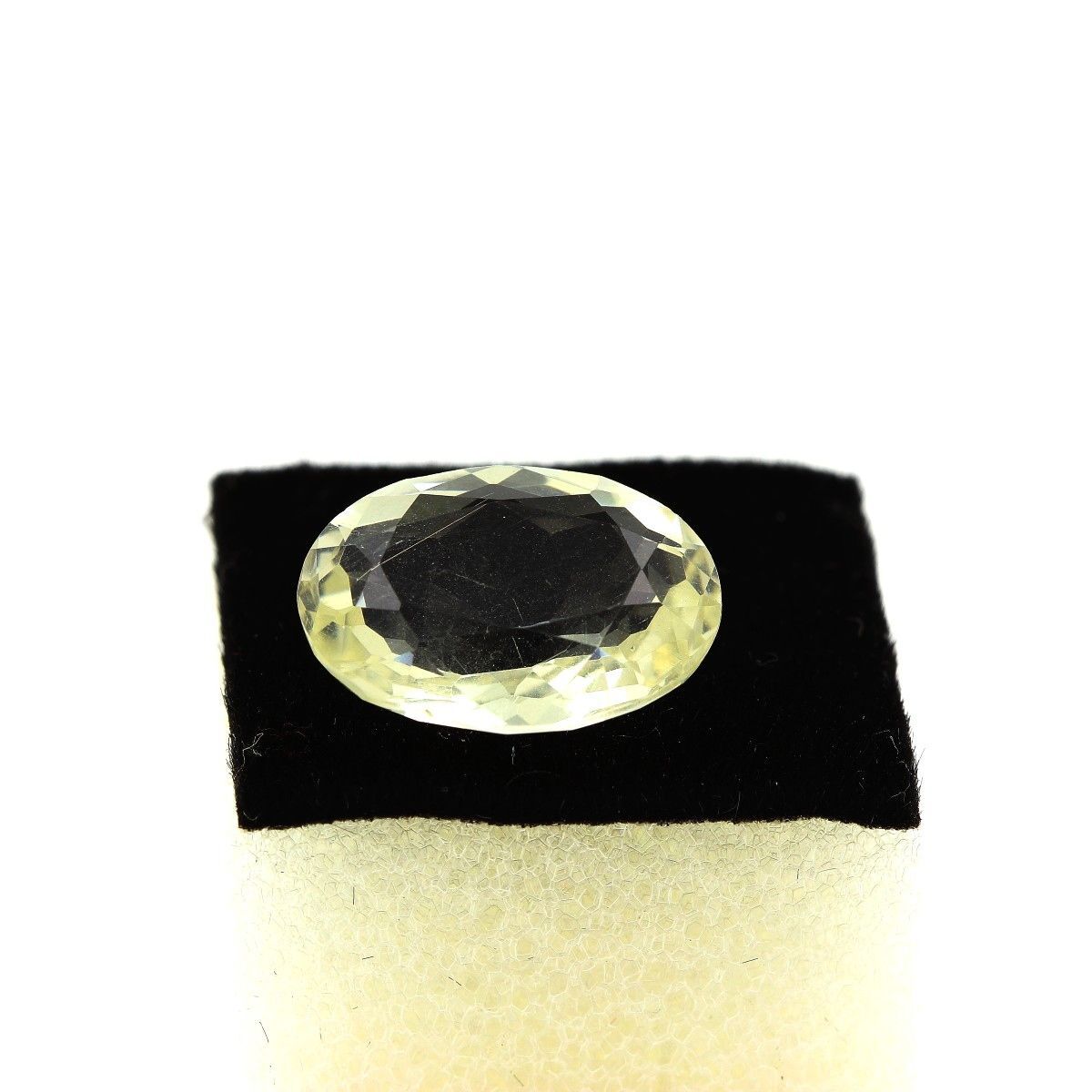 Minéraux orthose jaune 4.85 cts pierre précieuse VVS Brésil pour joaillerie