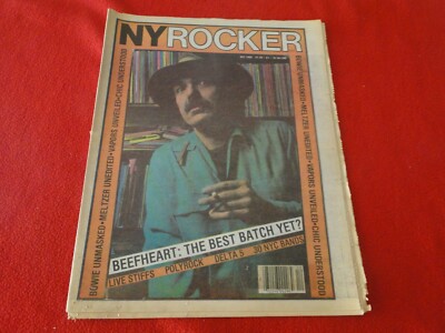 Vintage Rock N Roll Newspaper Magazine NY Rocker Dec. 1980 Beefheart        P15b