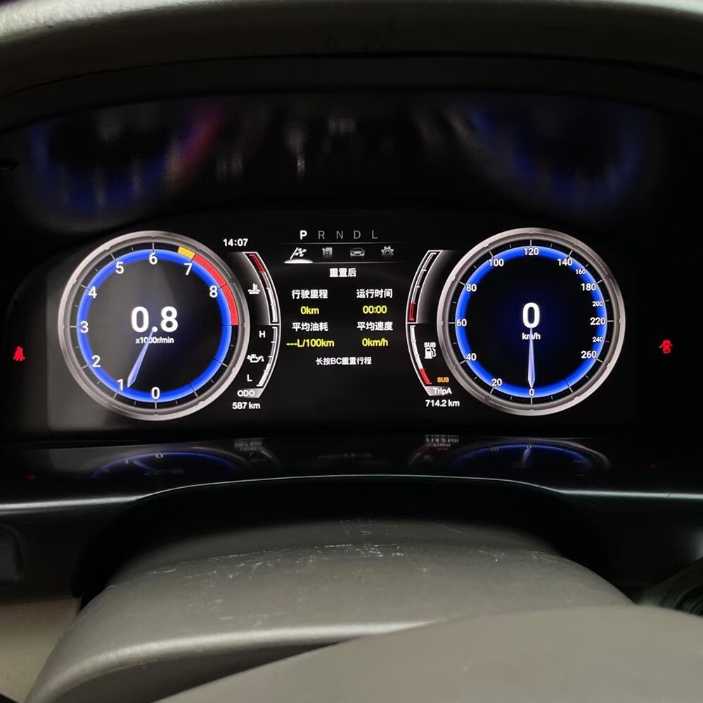 Car Digital Cluster For Toyota Land Cruiser LC100 Lexus LX470 03
