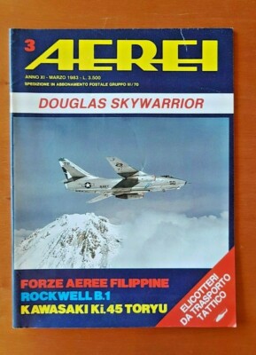 Luftfahrtmagazin FLUGZEUGE 1983 Jahr 11 Nr. 3 - ROCKWELL B.1 / DOUGLAS SKYWARRIOR 