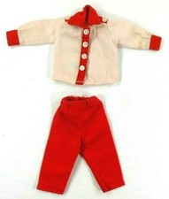 Barbie Vintage 1970s Clone Maddie Mod Red/ white Shirt  Red Capris