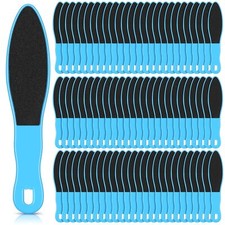 100 Pack Pedicure Foot File Callus Remover with Double Sided Feet Rasp for Feet