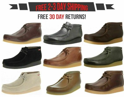 clarks stinson hi moc toe boot