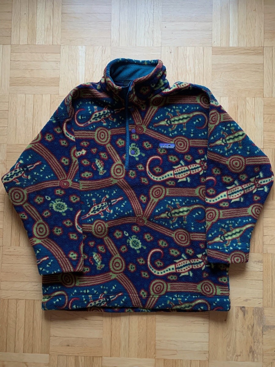 Vintage Patagonia Synchilla Snap-T Fleece Kids 10 -Blue Vintage Patagonia Synchilla Snap-T Fleece Kids 10 -Blue