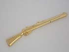 <!--F#f_0-->.303 LEE ENFIELD LAPEL BADGE GOLD PLATED 60MM LONG WITH 2 PINS<!--F/-->